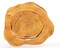 Kaemingk 17.5" Luxury Lodge Glittering Burnt Orange Rippling Wave Recycled Glass Christmas Charger Plate